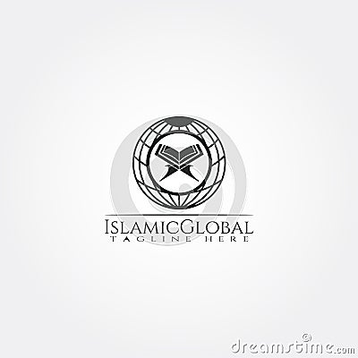 Islamic logo vector design. Ramadan kareem icon Vector Illustration