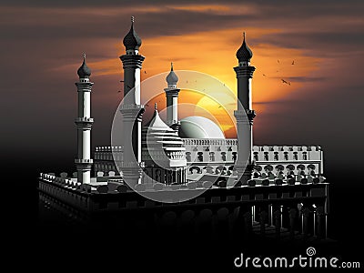 Islamic mosque Stock Photo