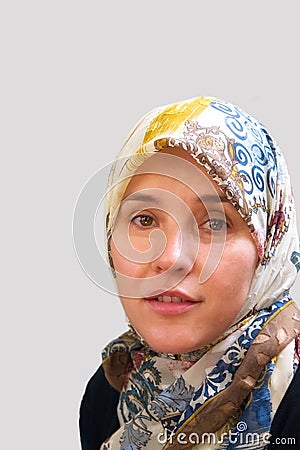 Islamic muslim woman Stock Photo