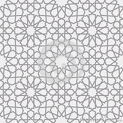 Islamic pattern . Seamless arabic geometric pattern, east ornament, indian ornament, persian motif, 3D. Endless texture Vector Illustration