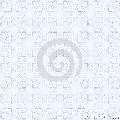 Islamic pattern | white Stock Photo