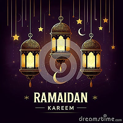 Islamic Ramadan Kareem background Stock Photo