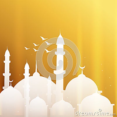Islamic religious festival Vector Illustration