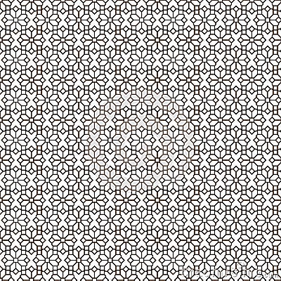 Islamic Vintage Flourish Simple Seamless Pattern Background Vector Illustration