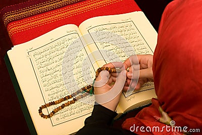 islamic woman Stock Photo