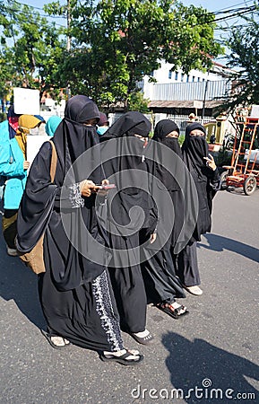 Islamic women Editorial Stock Photo