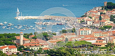 Island of Elba, Marina di Campo Stock Photo