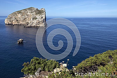 Island of Foradada - Cala Dell Inferno - Sardinia, Italy Stock Photo