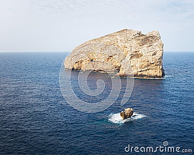 Island Foradada, Sardinia, Italy Stock Photo