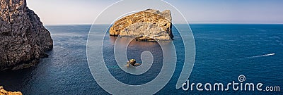 Island Foradada in Sardinia Stock Photo