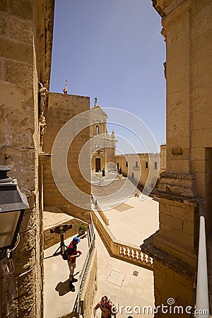 Island of Gozo, Malta July 7, 2022. Images of various tourist attractions on the island of Gozo. Editorial Stock Photo