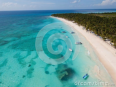 Island of Isla Saona located in Dominican Republic island Stock Photo