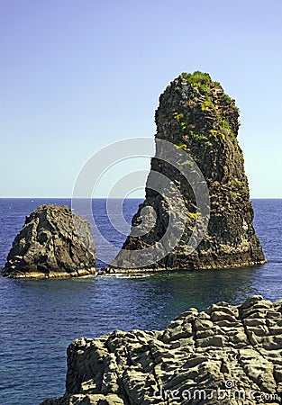 Island in Italy Stock Photo