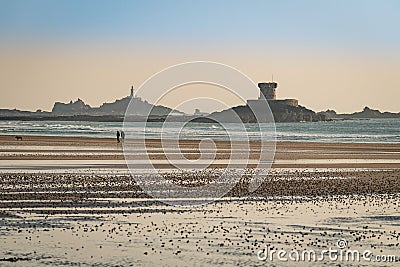 The island of Jersey in the British Channel Islands Stock Photo