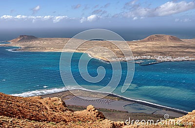 Island of La Graciosa Stock Photo