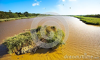 Lagoon of St Lucia South Africa Stock Photo