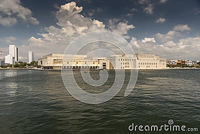 Centro de Convenciones Cartagena de Indias â€œJulio Cesar Turbay Ayala` Stock Photo