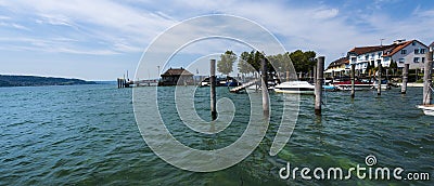 Island of Reichenau - Lake Constance, Baden-Wuerttemberg, German Stock Photo