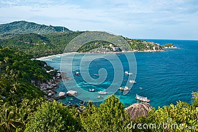 Island in southern Thailand. Stock Photo