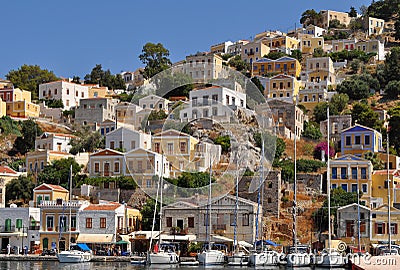 island Symi Stock Photo