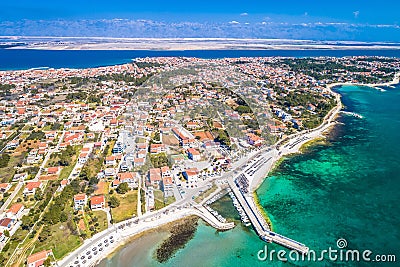 Island of Vir archipelago aerial panoramic view Stock Photo
