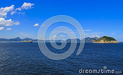 Islands around the world, Redonda Island in Rio de Janeiro, Brazil Stock Photo