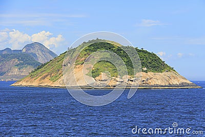 Islands around the world, Redonda Island in Rio de Janeiro, Brazil Stock Photo