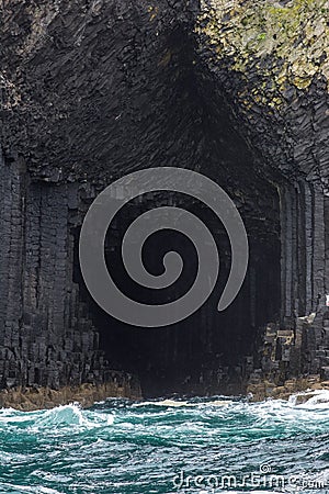 Isle of Staffa Fingal's Cave Stock Photo