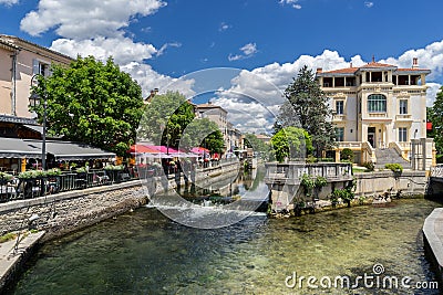 Isle sur le Sorgue Stock Photo