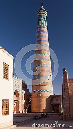 Islom hojan - Khiva - Xorazm Province - Uzbekis Stock Photo