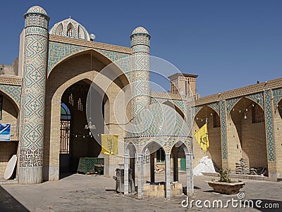 Ismael Mosque, Yazd, Iran, Asia Editorial Stock Photo