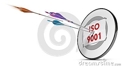 ISO 9001 Cartoon Illustration