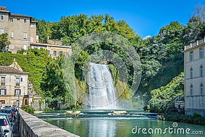 Isola del Liri, small town in the province of Frosinone, Lazio, central Italy. Stock Photo