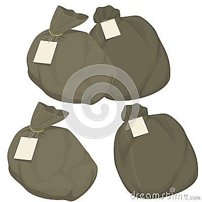 Isolate mail bag Vector Illustration