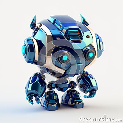adorable mini robot Stock Photo