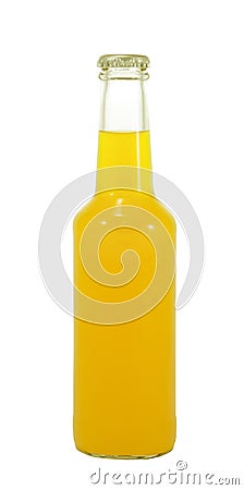 Isolated alcohol bottle Stock Photo