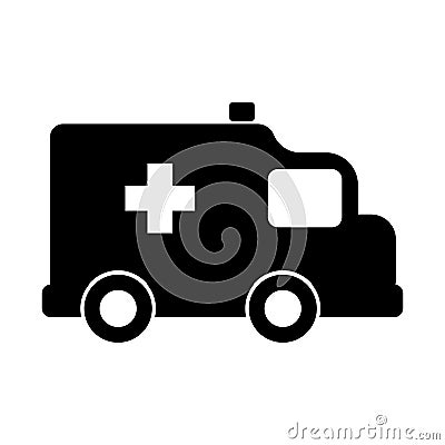 Isolated ambulance icon Vector Illustration