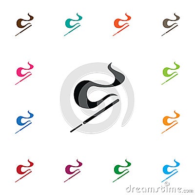 Isolated Aromatic Stick Icon. Smell Vector Element Can Be Used For Aromatic, Stick, Smell Design Concept. Vector Illustration