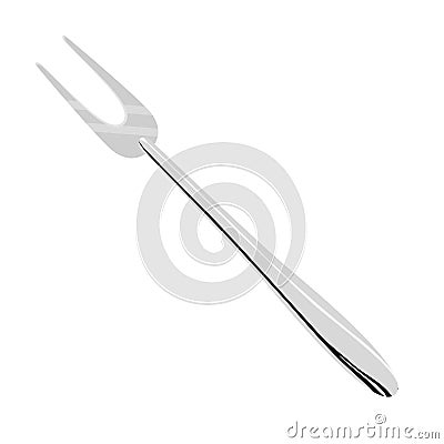 Isolated barbecue fork icon Vector Illustration