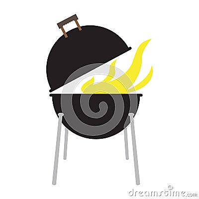 Isolated barbecue grill Vector Illustration