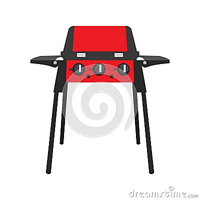 Isolated barbecue grill Vector Illustration