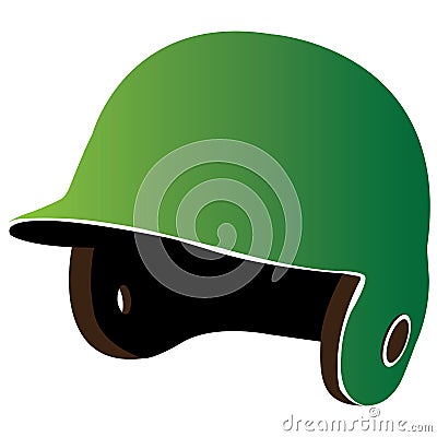 Isolated baseball helm Vector Illustration