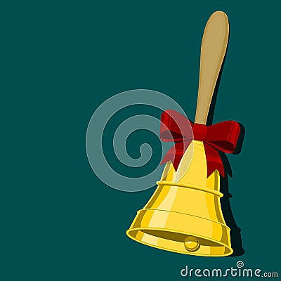 Isolated bell on transparent background Vector Illustration