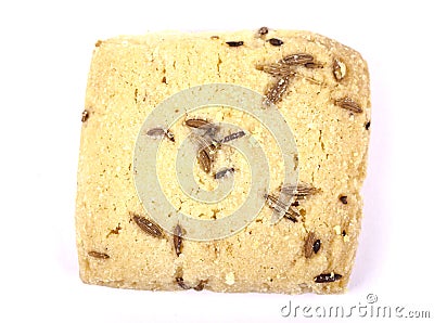 Isolated biscuit Stock Photo