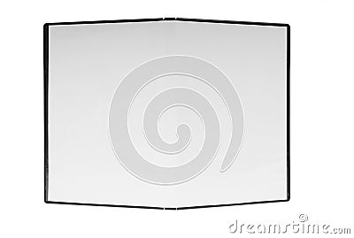 Isolated - blank case DVD / CD Stock Photo