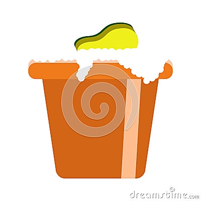 Isolated bucket icon Vector Illustration