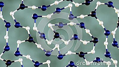 isolated carbon in amorphous form 3d rendering Stock Photo