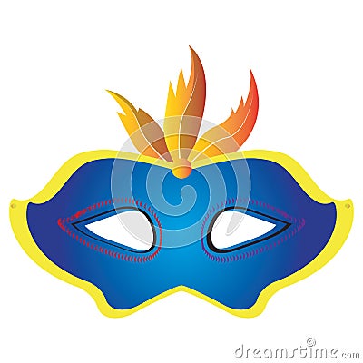 Isolated carnival mask Vector Illustration