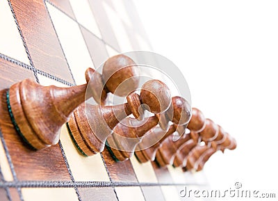 Isolated chess Stock Photo