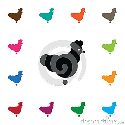 Isolated Chicken Icon. Bantam Vector Element Can Be Used For Chicken, Rooster, Design Concept. Vector Illustration